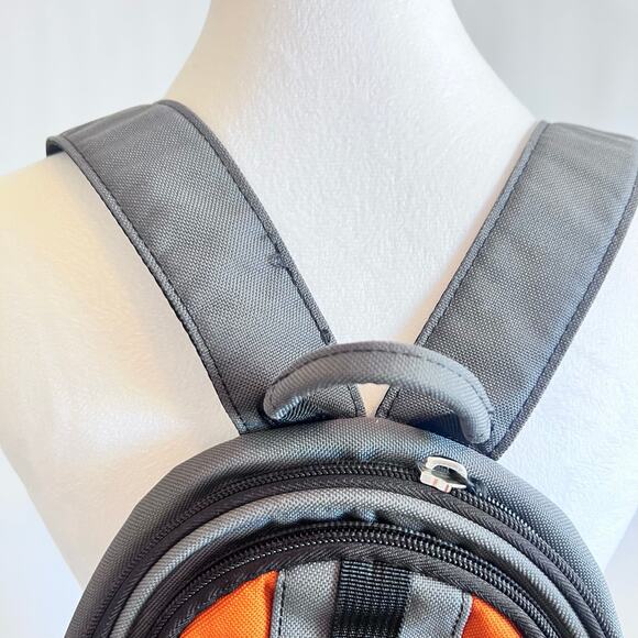 Dakine Cosmo 6.5L Backpack 100% Recycled Polyester Small Storage Orange  & Gray - Picture 7 of 14